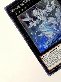 Yugioh Ninaruru, The Magistus Glass Goddess GEIM-EN007 SUPER RARE 1st Edition NM - Image 4