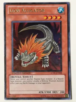 Yugioh Lion Alligator LC02-EN008 ULTRA RARE Limited Edition LP Free Shipping - Image 1