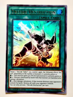 Yugioh Decode Destruction DUPO-EN016 ULTRA RARE 1st Edition NM - Image 1