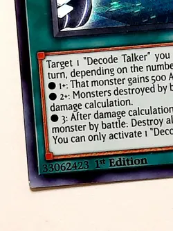Yugioh Decode Destruction DUPO-EN016 ULTRA RARE 1st Edition NM - Image 3