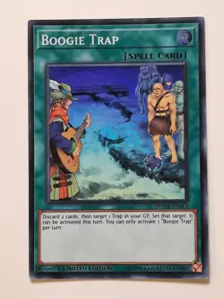 Yugioh Boogie Trap MACR-ENSE4 SUPER RARE NM Limited Edition - Image 1