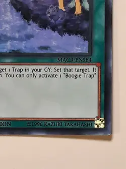 Yugioh Boogie Trap MACR-ENSE4 SUPER RARE NM Limited Edition - Image 2