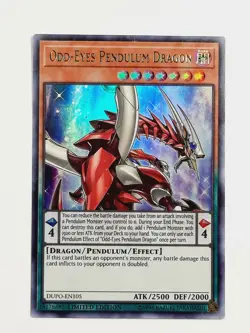 Yugioh Odd-Eyes Pendulum Dragon DUPO-EN105 ULTRA RARE Limited Edition NM - Image 1
