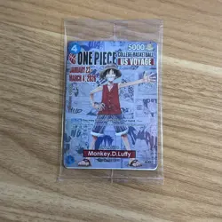 One Piece Monkey.D.Luffy US Voyage Promo College Basketball Card P-055 - Image 1