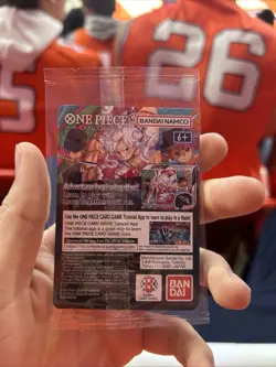One Piece Monkey D. Luffy College Basketball US Voyage Promo Card SEALED - Image 2