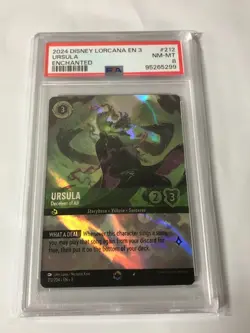 Enchanted Ursula Deceiver Of All Inklands Disney Lorcana PSA 8 - Image 1