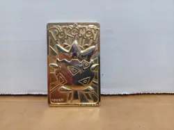 Vintage 1999 Burger King Pokemon 23k Gold Plated Togepi Collectible Card - Image 3