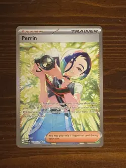 Pokemon Trainer Supporter Perrin Ultra Rare Twilight Masquerade 220/167 Card - Image 1
