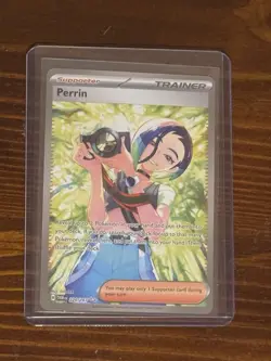 Pokemon Trainer Supporter Perrin Ultra Rare Twilight Masquerade 220/167 Card - Image 3