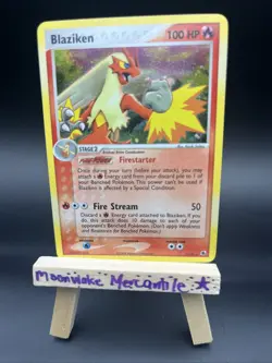 Pokemon TCG Blaziken Holo Card 3/109 Ruby and Sapphire Edition - Image 1