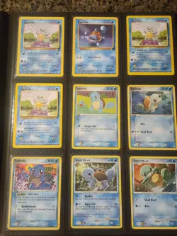 Squirtle Pokemon Card Lot - Vintage WOTC & Modern Binder Collection #0007 - Image 1