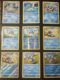 Squirtle Pokemon Card Lot - Vintage WOTC & Modern Binder Collection #0007 - Image 2