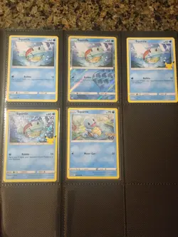 Squirtle Pokemon Card Lot - Vintage WOTC & Modern Binder Collection #0007 - Image 3