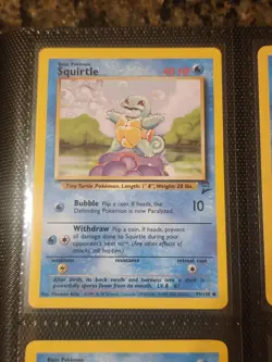 Squirtle Pokemon Card Lot - Vintage WOTC & Modern Binder Collection #0007 - Image 4