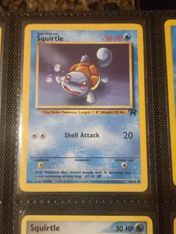 Squirtle Pokemon Card Lot - Vintage WOTC & Modern Binder Collection #0007 - Image 5