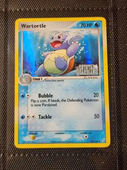 Pokemon TCG 2006 Wartortle Reverse Holo Card 42/100 Stamped Crystal Guardians - Image 1