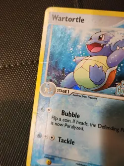 Pokemon TCG 2006 Wartortle Reverse Holo Card 42/100 Stamped Crystal Guardians - Image 3