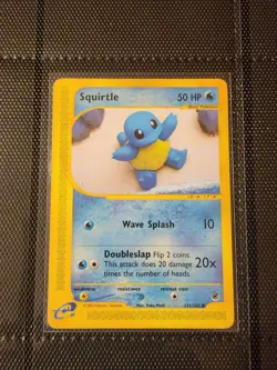 Squirtle 132/165 Expedition Base Set 2002 Nintendo TCG - NM Pokemon Card - Image 1
