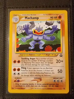 Machamp 43/53 Wotc Promo Regular NM Pokemon Card - Image 1
