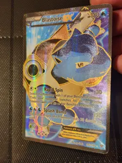 Pokemon TCG Blastoise EX Full Art Ultra Rare XY 142/146 Card - Image 3