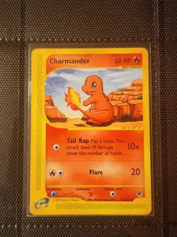 Charmander 97/165 Expedition Common WOTC Vintage Pokemon Card NM - Image 1