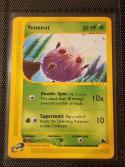 Pokemon Skyridge Venonat 112/144 NM Card - Image 1