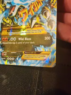 M Charizard EX 108/106 Flash Fire Secret Rare Pokemon Card - Image 5