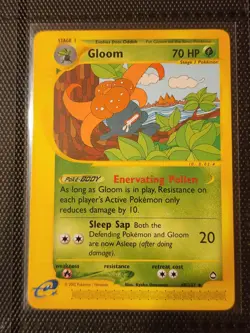 Pokemon Card - Gloom Aquapolis 49/147 Uncommon Non-Holo NM - Image 1