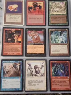Vintage Magic The Gathering Binder Collection Card Lot MTG 1993-2003 Rares - Image 1