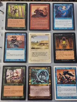 Vintage Magic The Gathering Binder Collection Card Lot MTG 1993-2003 Rares - Image 3