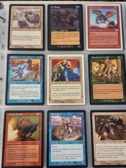Vintage Magic The Gathering Binder Collection Card Lot MTG 1993-2003 Rares - Image 4