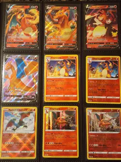 Charizard Pokemon Card Lot - Modern Binder Collection #0006 - Image 1