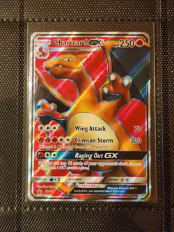 Pokemon 2017 Charizard GX SM60 Full Art Promo Card LP - Image 1