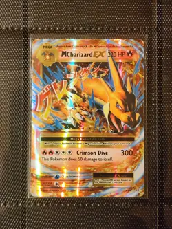 Pokemon Evolutions Holo Card Mega M Charizard Y EX 13/108 XY - Image 1