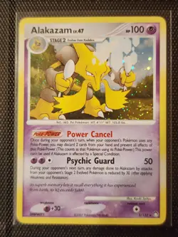 Alakazam Lv. 47 2/123 - Mysterious Treasures - Holo - Pokemon Card - LP - Image 1