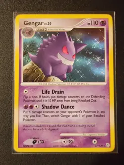 Gengar 27/130 - Diamond and Pearl - Non Holo Rare Pokemon TCG LP Excellent Card - Image 1