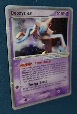 Deoxys Ex Pokemon Card 97/107 Holographic Game Normal Forme - Image 1