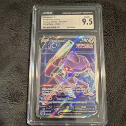Pokemon Genesect V Fusion Strike 254/264 Ultra Rare CGC 9.5 Holo Card - Image 1