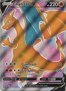 Pokemon: SWSH: Sword & Shield Promo Cards: Holofoil Charizard V: LP Condition - Image 1