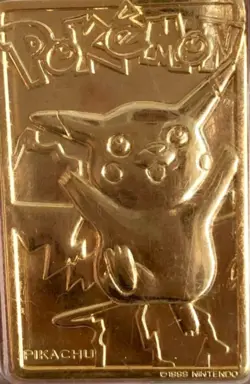 Pikachu Pokemon 23k Gold Plated Trading Card ✨ - Image 1