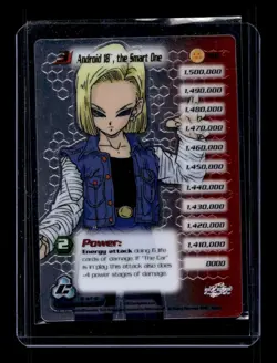 Dragon Ball Z ~ CCG ~ Android 18, The Smart One #198 ~ High Tech Foil Card ~ NM - Image 1