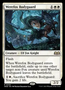 MTG Werefox Bodyguard ** Wilds of Eldraine ** English - Image 1