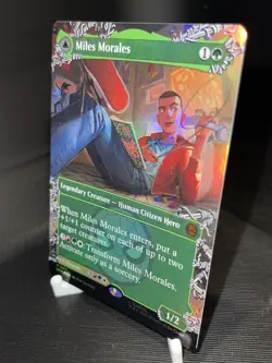 Miles Morales (0211) (Borderless) Marvel's Spider-Man Foil - Image 1