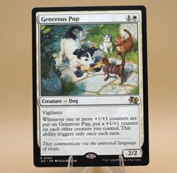 Generous Pup | #04 | Rare | Regular | Foundations Jumpstart | MTG | Pack Fresh - Image 1