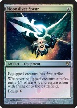 1 x Moonsilver Spear - Foil - Prerelease Promo - Avacyn Restored - NM-Mint - MTG - Image 1