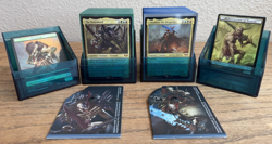 SET OF TWO MTG Warhammer 40k Commander Decks Tyranid Swarm and Ruinous Powers - Image 1