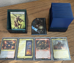 SET OF TWO MTG Warhammer 40k Commander Decks Tyranid Swarm and Ruinous Powers - Image 2