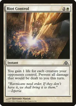 Riot Control [Dragon's Maze] Moderately Played Foil - Image 1