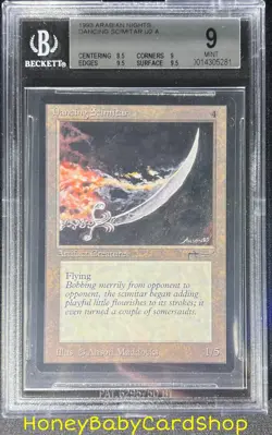MTG Arabian Nights 1993 Dancing Scimitar BGS 9.0 MINT Old School 93/94 - Image 1
