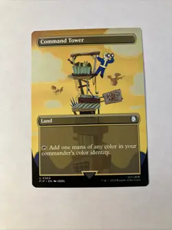 Command Tower (Borderless) Universes Beyond: Fallout Regular MTG PIP Near Mint - Image 1